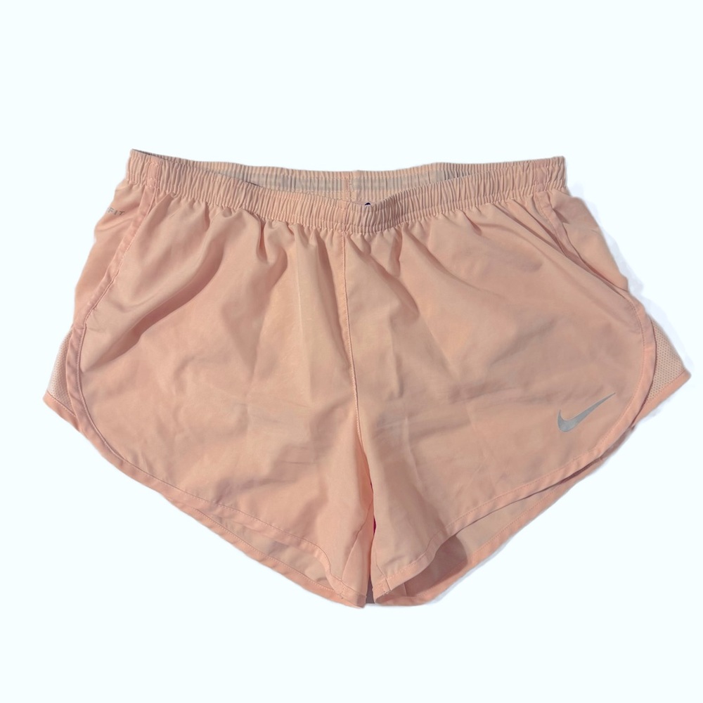 Nike Women's Dri-Fit Tempo Running Shorts (Blush Pink/Reflective Silver, Medium